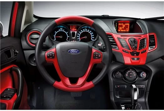 Ford Fiesta 2010-2017 3D Inleg dashboard Interieurset aansluitend en pasgemaakt op he 20-Teile