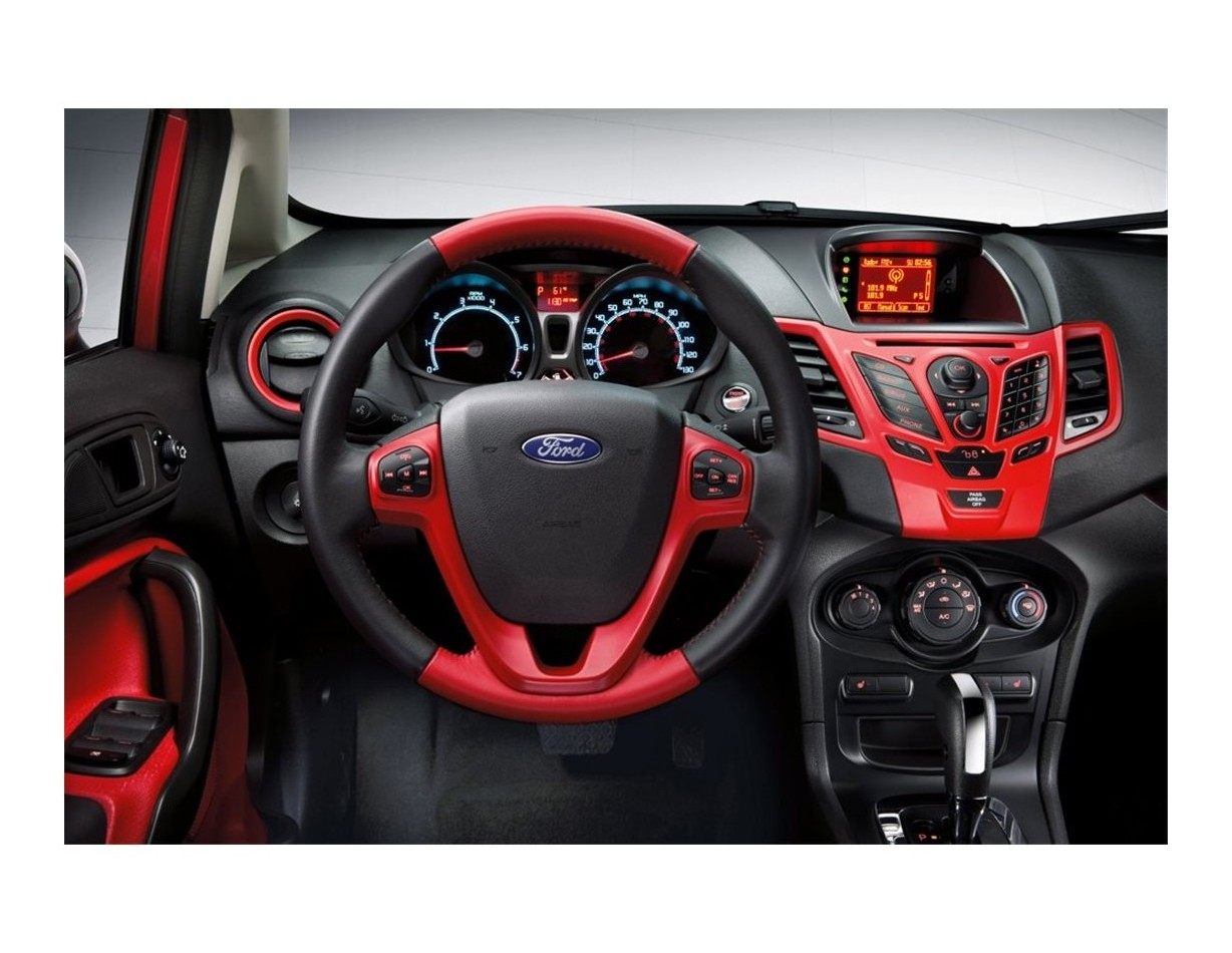 Ford Fiesta 2010-2017 3D Inleg dashboard Interieurset aansluitend en pasgemaakt op he 20-Teile