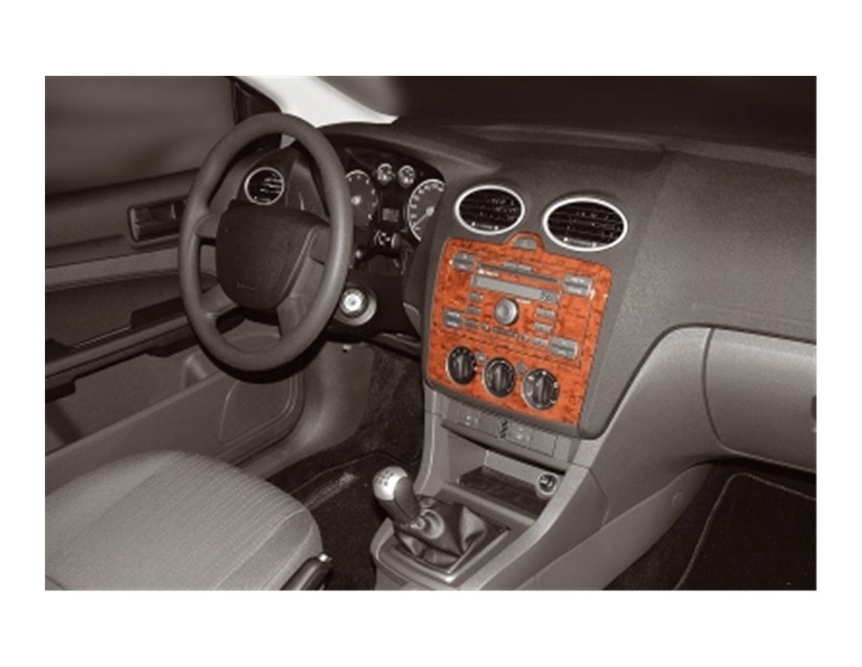Ford Focus 09.04-09.10 3M 3D Interior Dashboard Trim Kit Dash Trim Dekor 5-Parts