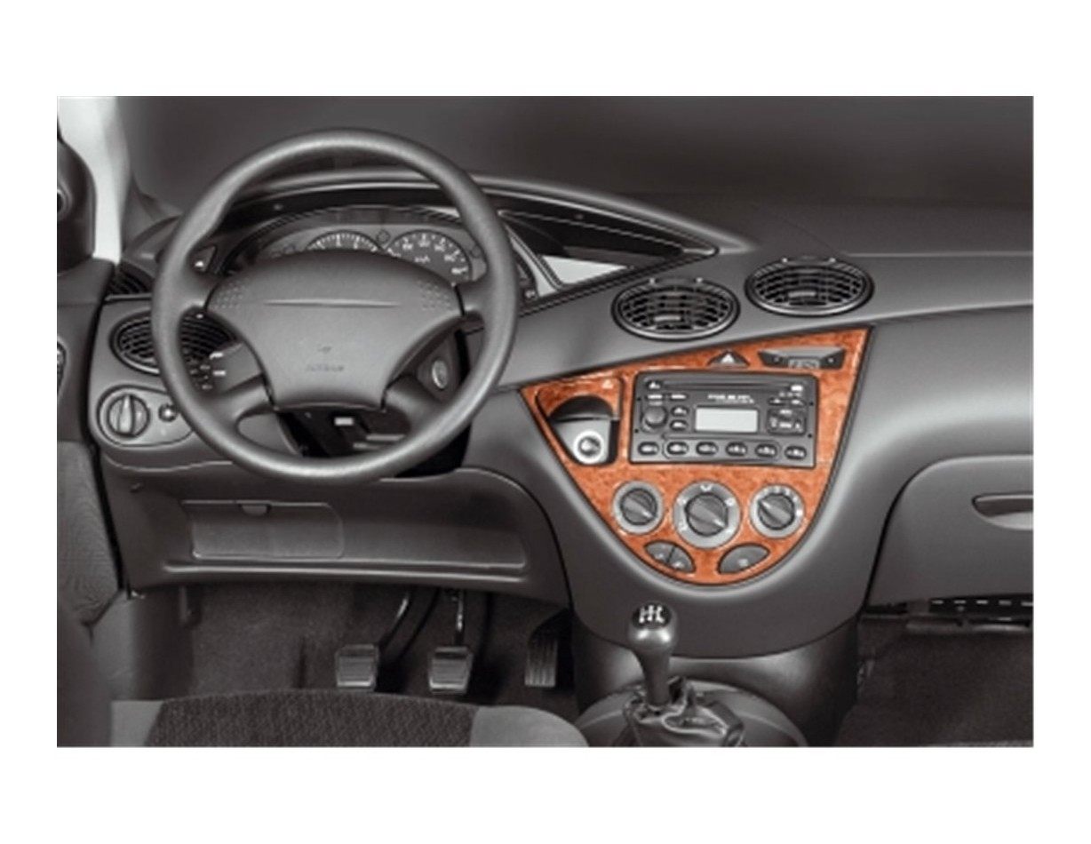 Ford Focus 09.98-08.04 3D Decor de carlinga su interior del coche 7-Partes