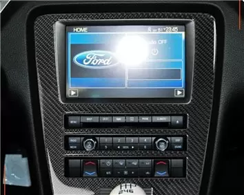 Ford Mustang 2010-UP Basic Set,With NAVI Interior BD Dash Trim Kit