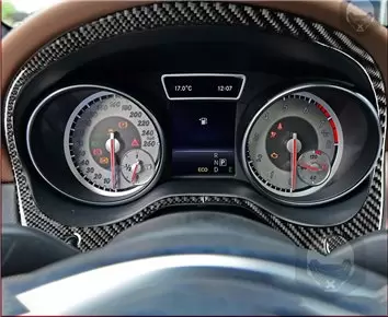 Mercedes-Benz CLA-Class 2014-2017 3D Decor de carlinga su interior del coche 39-Partes