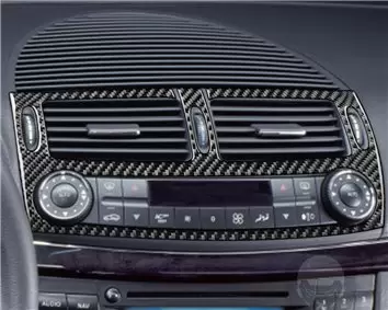 Mercedes Benz E Class W211 2003-UP Ensemble Complet BD Kit la décoration du tableau de bord - 7 - habillage decor de tableau de 