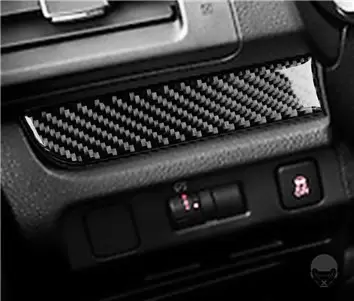 Subaru Impreza 2012 Inleg dashboard Interieurset aansluitend en pasgemaakt 27 Delen