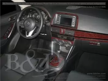 Mazda CX5 2013 Decor de carlinga su interior del coche 33 Partes