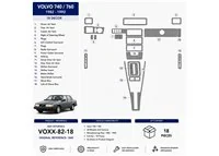 Volvo 740 760 1982-1992 kit cruscotto 3D, 18 pezzi