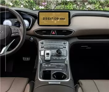 Hyundai Palisade 2018 - Present Multimedia 10,25" Protection d'écran Résiste aux rayures HD transparent - 1 - habillage decor de