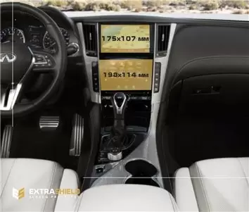Hyundai Tucson 2021 - Present Digital Speedometer Vidrio protector de navegación transparente HD