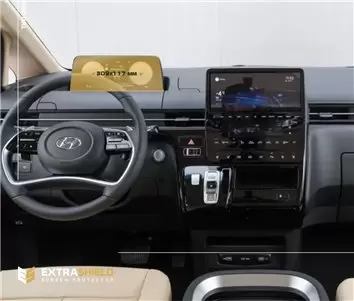 Hyundai Solaris 2020 - Present Multimedia 8" Vetro Protettivo HD trasparente di navigazione Protezione