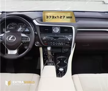 Lexus RX 2015 - 2019 Multimedia 12,3" Vidrio protector de navegación transparente HD