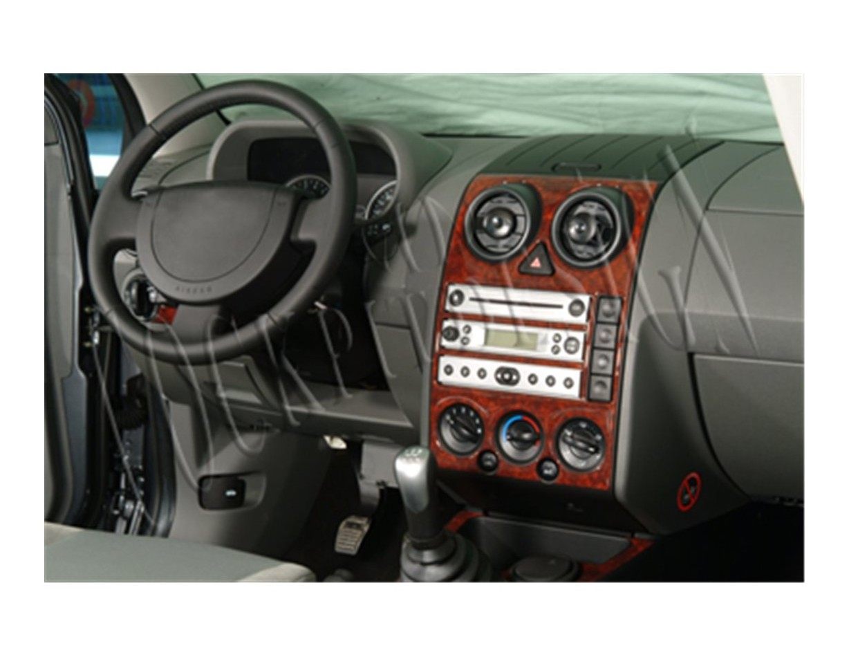 Ford Fusion 02-05 Kit la décoration du tableau de bord 5-Pièce - 1 - habillage decor de tableau de bord