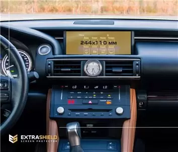Lexus RC 2014 - Present Multimedia 7 Protection d'écran Résiste aux rayures HD transparent - 1 - habillage decor de tableau de b