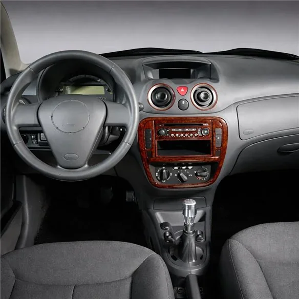 Citroen C2-C3 2004-2009 kit salpicadero 3D, 11 piezas