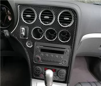 Alfa Romeo Brera 2005-2011 3D Inleg dashboard Interieurset aansluitend en pasgemaakt op he 22-Teile
