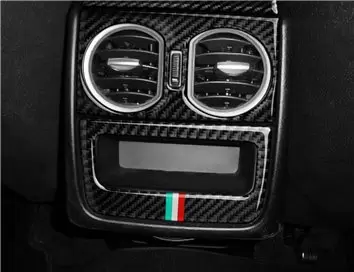 Alfa Romeo Brera 2005-2011 3D Decor de carlinga su interior del coche 22-Partes