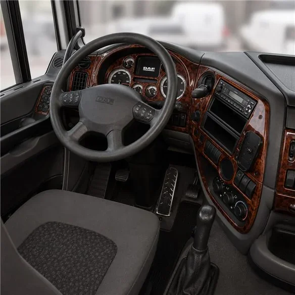 Daf XF 105 2006+ 3D dashboard trim kit, 13 parts
