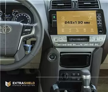 Toyota Land Cruiser Prado 150 2012 - Present Multimedia Vidrio protector de navegación transparente HD