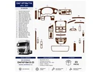 Daf XF106/116 2013-2021 kit décor tableau de bord 3D, 23 pièces