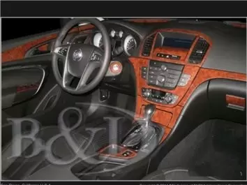 Opel Insignia 2008-2013 Decor de carlinga su interior del coche 34 Partes