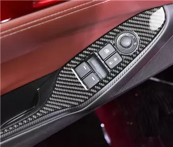 Mazda MX-5 Miata ND Mk4 2015-2020 Kit la décoration du tableau de bord 25-Pièce - 5 - habillage decor de tableau de bord