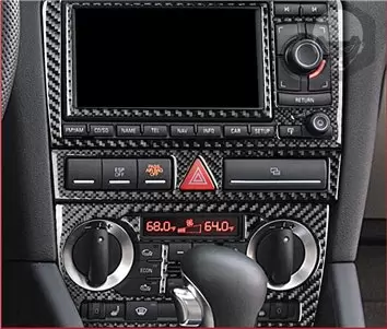 Audi A3 Typ 8P 2006-2014 3D Interior Dashboard Trim Kit Dash Trim Dekor 62-Parts
