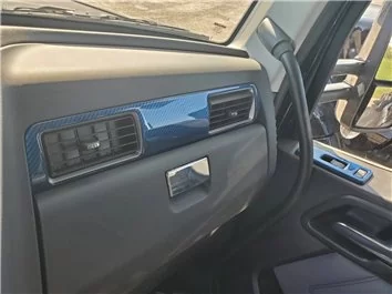 Kenworth T880 2013–2021 Interieur-Stil Dash Zierleisten-Kit - 3- Cockpit Innenraum Dekor 