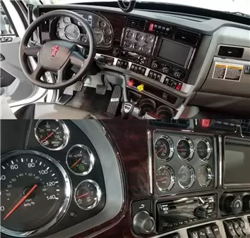 Kenworth T880 Truck- Year 2013-2021 Interior Style Dash trim kit