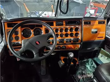 Kenworth W900 Truck- Year 2019-2022 Interior Style Dash Trim Kit Combo Package Kenworth W900 Truck- Year 2019-2022 Interior Style Dash Trim Kit Combo Package