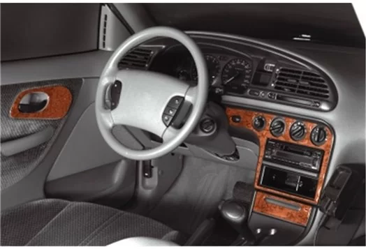 Ford Mondeo 03.93-09.96 3M 3D Interior Dashboard Trim Kit Dash Trim Dekor 11-Parts