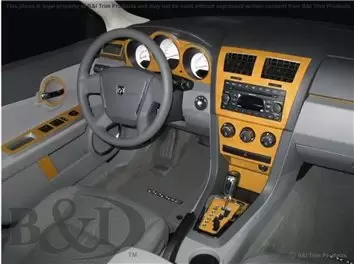 Dodge Avenger 2008-2010 Decor de carlinga su interior del coche 24 Partes