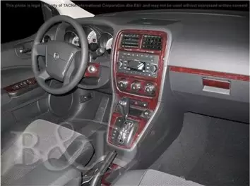 Dodge Caliber 2010-2012 Inleg dashboard Interieurset aansluitend en pasgemaakt 18 Delen