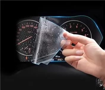 BMW X3 (F25) 2010 - 2017 Digital Speedometer Analog DisplayschutzGlass Kratzfest Anti-Fingerprint Transparent - 2- Cockpit Dekor
