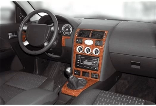 Ford Mondeo 10.00-05.03 3M 3D Interior Dashboard Trim Kit Dash Trim Dekor 8-Parts