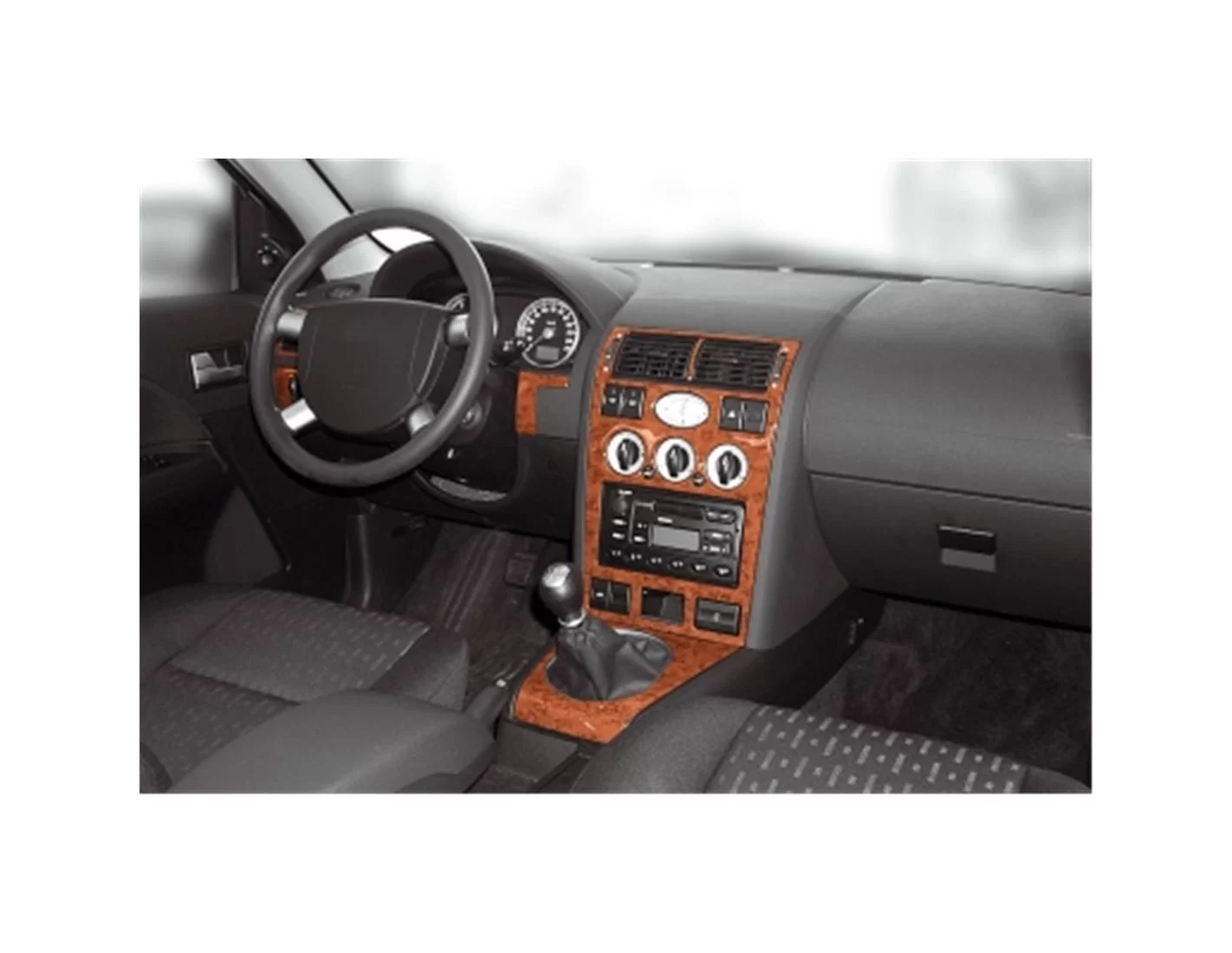 Ford Mondeo 10.00-05.03 3M 3D Interior Dashboard Trim Kit Dash Trim Dekor 8-Parts