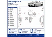 Volkswagen EOS 2006+ Full Set, Automatic Gear 3D dashboard trim kit