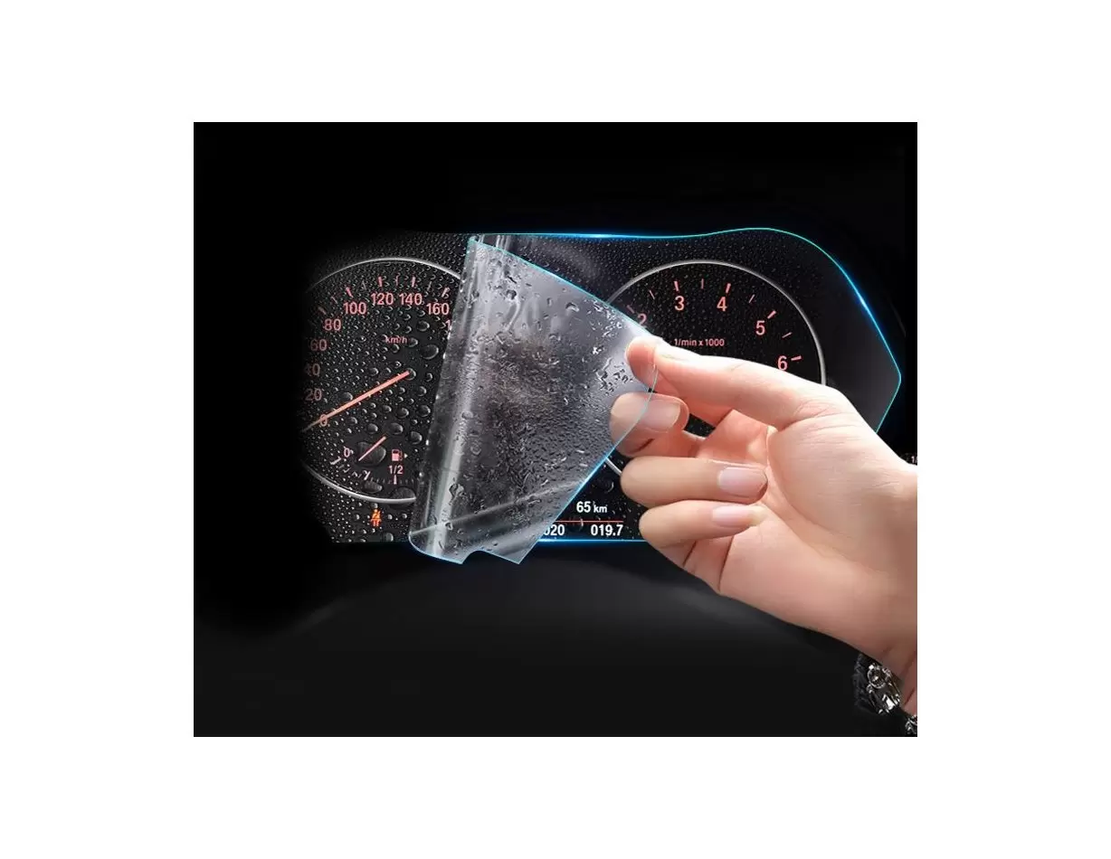 Volkswagen California 6.1 2019 - Present Digital Speedometer 10" DisplayschutzGlass Kratzfest Anti-Fingerprint Transparent - 1- 