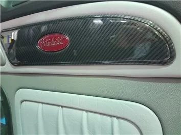 Peterbilt 365 2016–2021 Innenausstattung im Kabinenstil Viel Original-Dash-Verkleidungssatz - 3- Cockpit Innenraum Dekor 