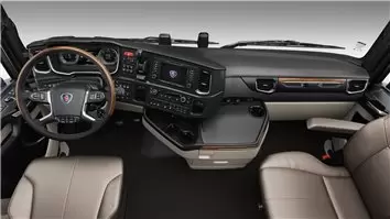 Scania NG-Series Top Sleeper ab 2016 3D Inleg dashboard Interieurset aansluitend en pasgemaakt op he 24-Teile