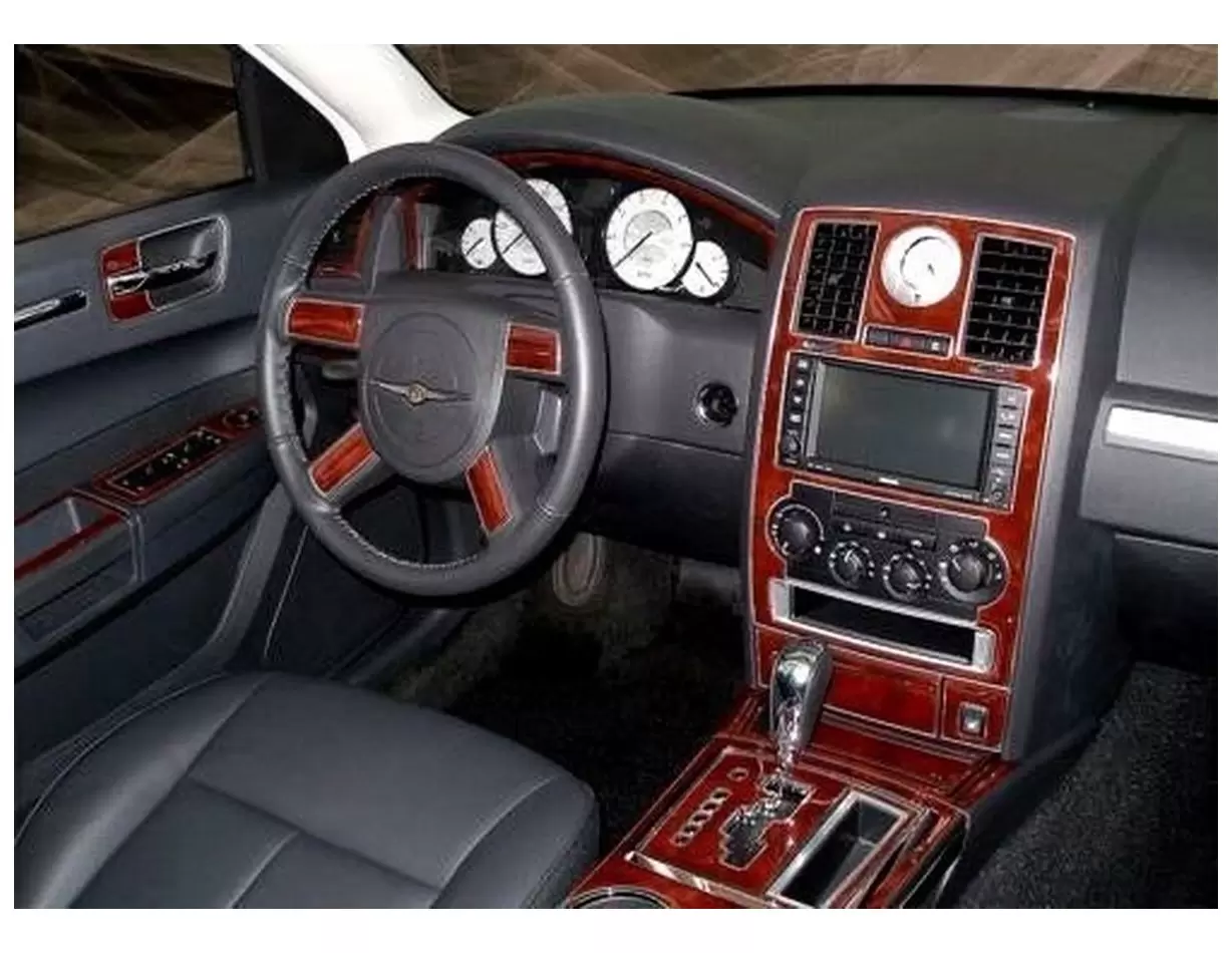 Chrysler 300 2005-2007 Full Set, With NAVI system Decor de carlinga su interior