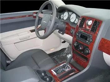 Chrysler 300 2008-UP Matching the original color Decor de carlinga su interior