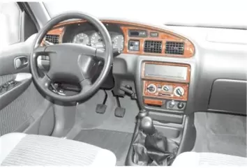 Ford Ranger 06.99 - 06.06 Kit Rivestimento Cruscotto all'interno del veicolo Cruscotti personalizzati 12-Decori