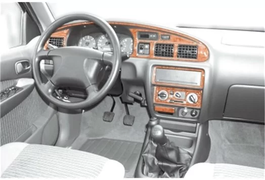 Ford Ranger 06.99-06.06 3D Decor de carlinga su interior del coche 12-Partes