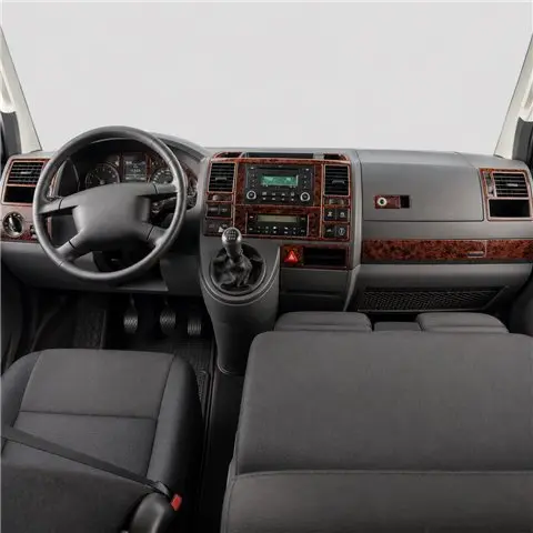 Volkswagen T5 Carevella 2003-2009 kit salpicadero 3D, 25 piezas