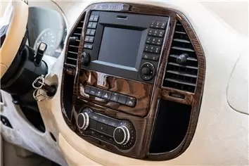 Mercedes Vito W447 01.2015 3D Decor de carlinga su interior del coche 21-Partes