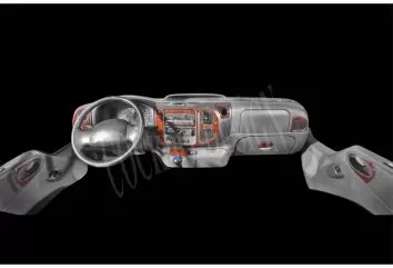 Ford Transit 03.00-08.06 3D Decor de carlinga su interior del coche 12-Partes