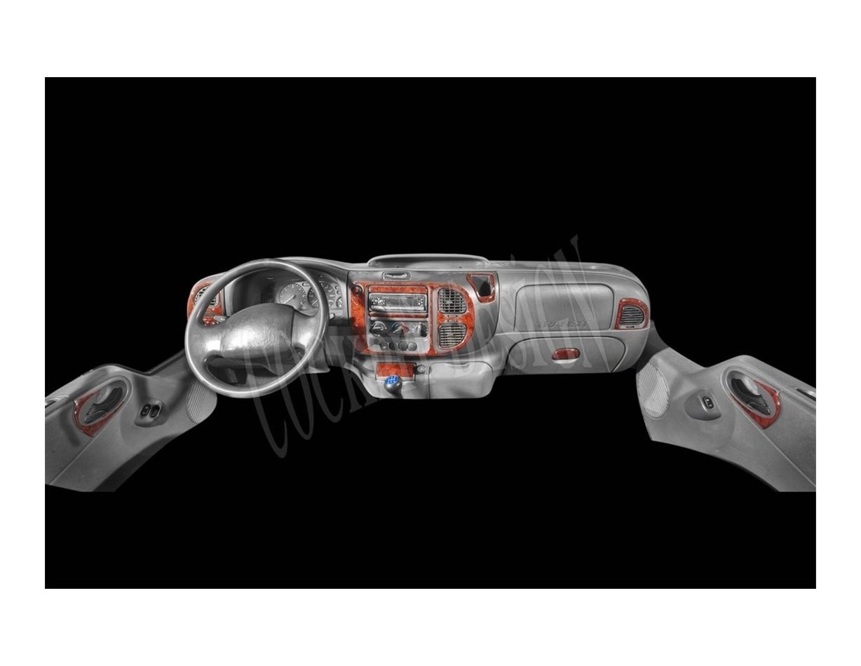 Ford Transit 00-06 Mittelkonsole Armaturendekor Cockpit Dekor 12-Teilige - 1- Cockpit Dekor Innenraum