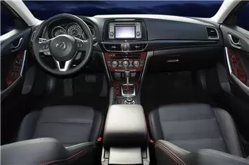 Mazda 6-2014-2021 Inleg dashboard Interieurset aansluitend en pasgemaakt 41 Delen