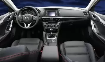 Mazda 6-2014-2021 Inleg dashboard Interieurset aansluitend en pasgemaakt 29 Delen