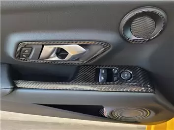 Toyota Supra 2019-2023 Cambio manuale o automatico Kit rivestimento interno cruscotto WHZ 28 pezzi