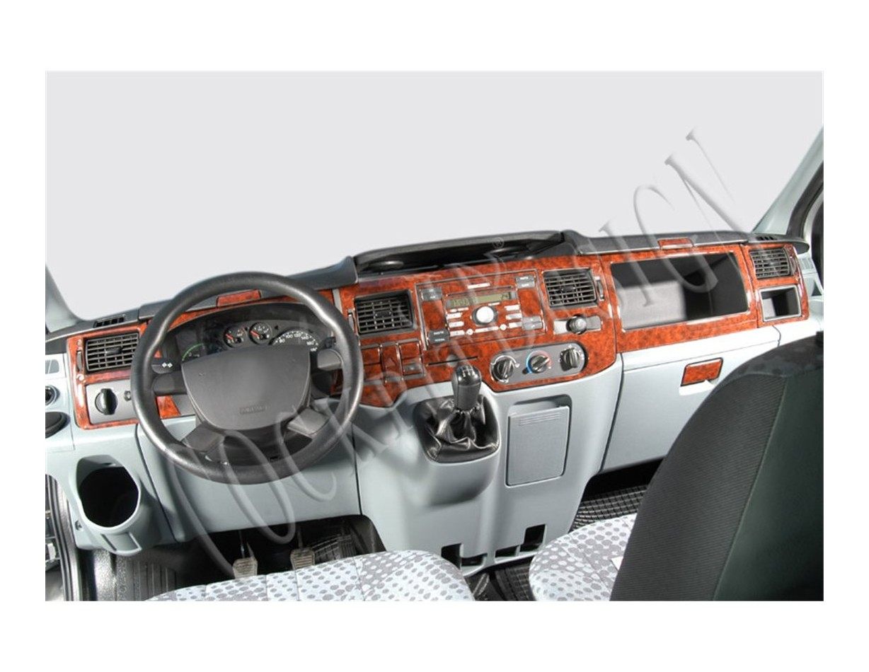 Ford Transit 09.10 - 01.14 Kit Rivestimento Cruscotto all'interno del veicolo Cruscotti personalizzati 24-Decori